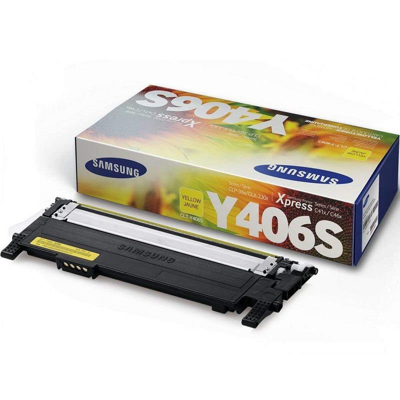 HP CLT-Y406S Yellow Toner Cartridge 1,000 Pages Original SU464A Single-pack