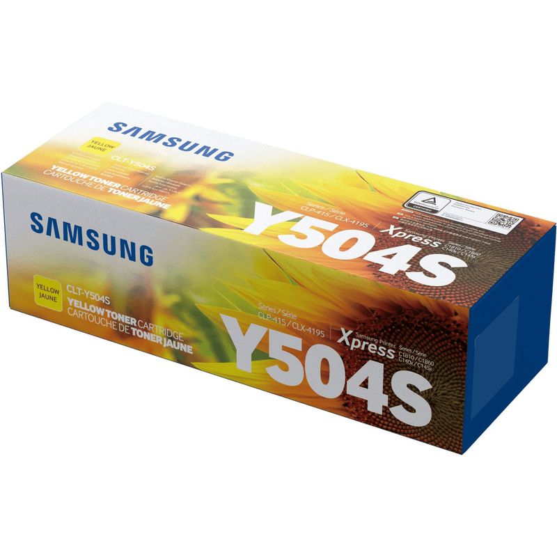 HP Samsung CLT-Y504S Yellow Toner Cartridge 1,800 pages SU504A Single-pack