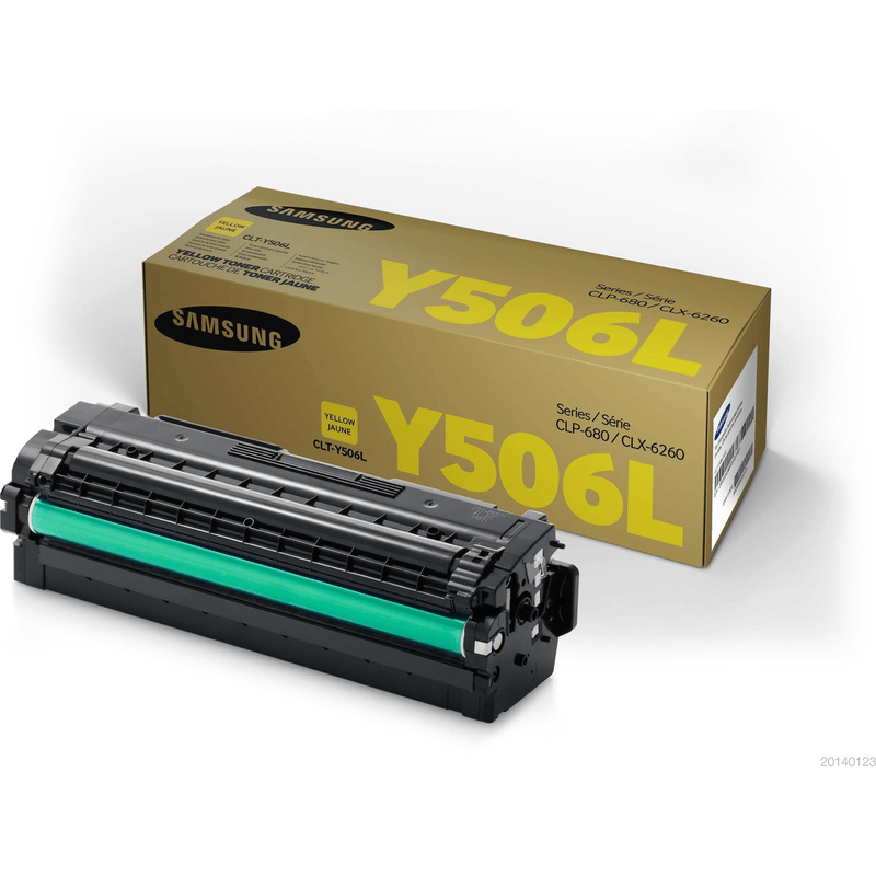 HP CLT-Y506L Yellow Toner Cartridge 3,500 Pages Original SU517A Single-pack