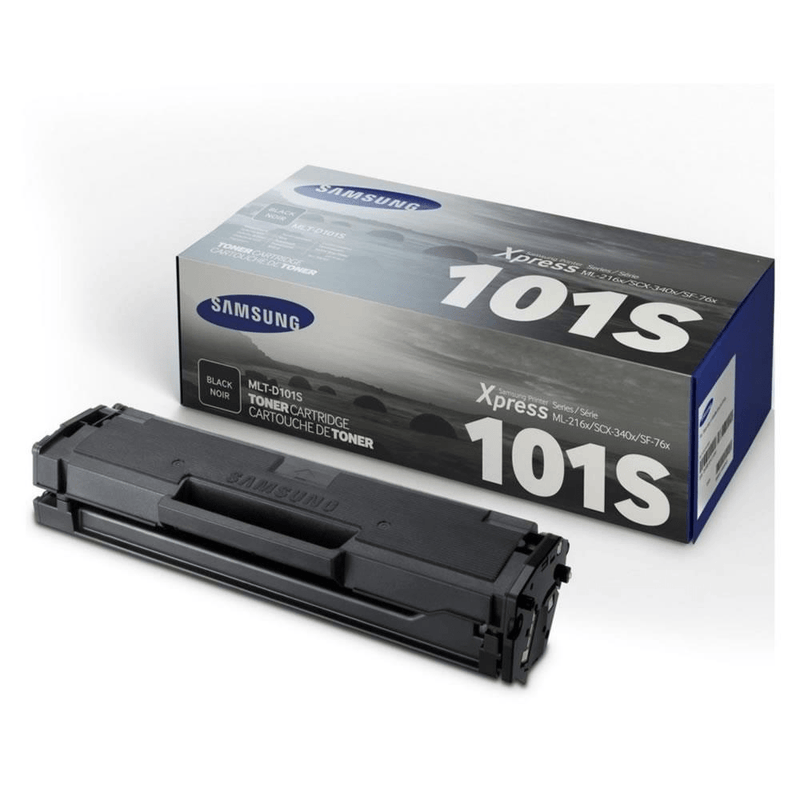 HP MLT-D101S Black Toner Cartridge 1,500 Pages Original SU705A Single-pack