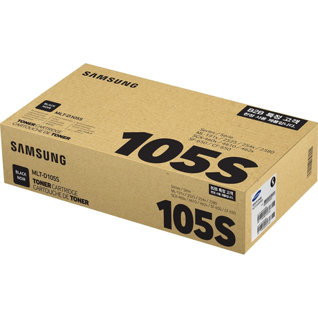 HP MLT-D105S Black Toner Cartridge 1,500 Pages Original SU776A Single-pack