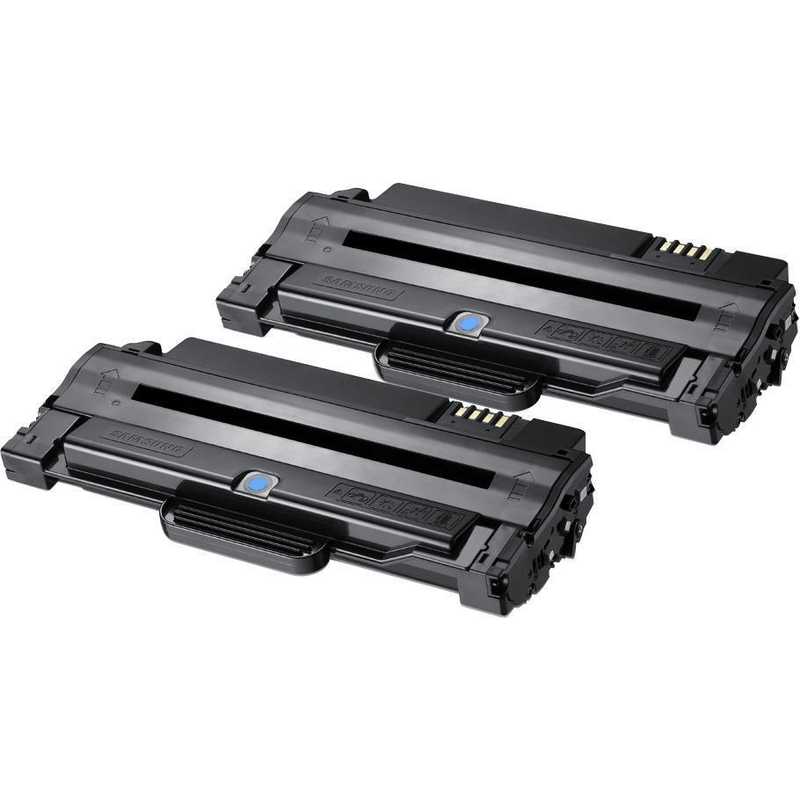 HP MLT-P105A Black Toner Cartridges 2,500 Pages Each Original SV116A Dual-pack