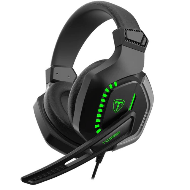 T-Dagger Eiger Over-Ear Gaming Headset Black T-RGH208