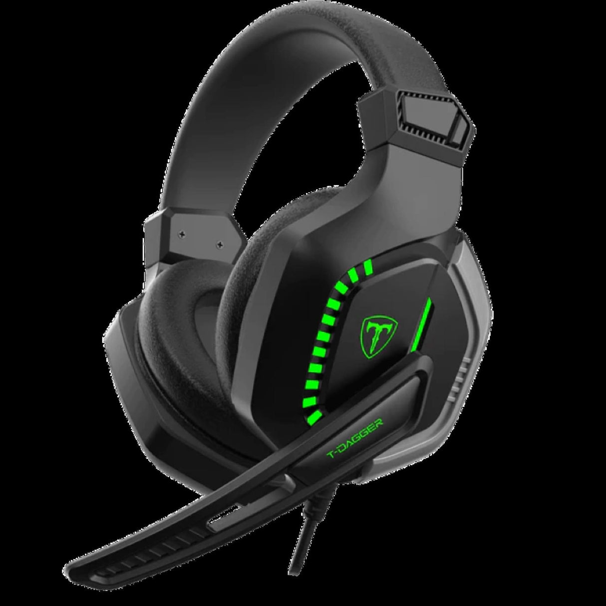 T-Dagger Eiger Over-Ear Gaming Headset Black T-RGH208
