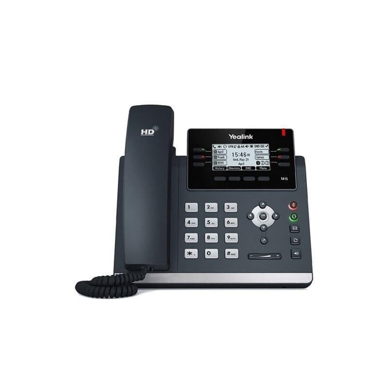Yealink T41S Microsoft SFB Certified SIP-T41S IP Phone Black 6 Lines LCD T41S-SFB