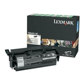 Lexmark T654 Extra Black Toner Cartridge 36,000 Pages Original T654X11E Single-pack