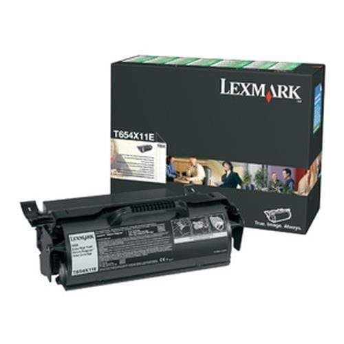 Lexmark T654 Extra Black Toner Cartridge 36,000 Pages Original T654X11E Single-pack