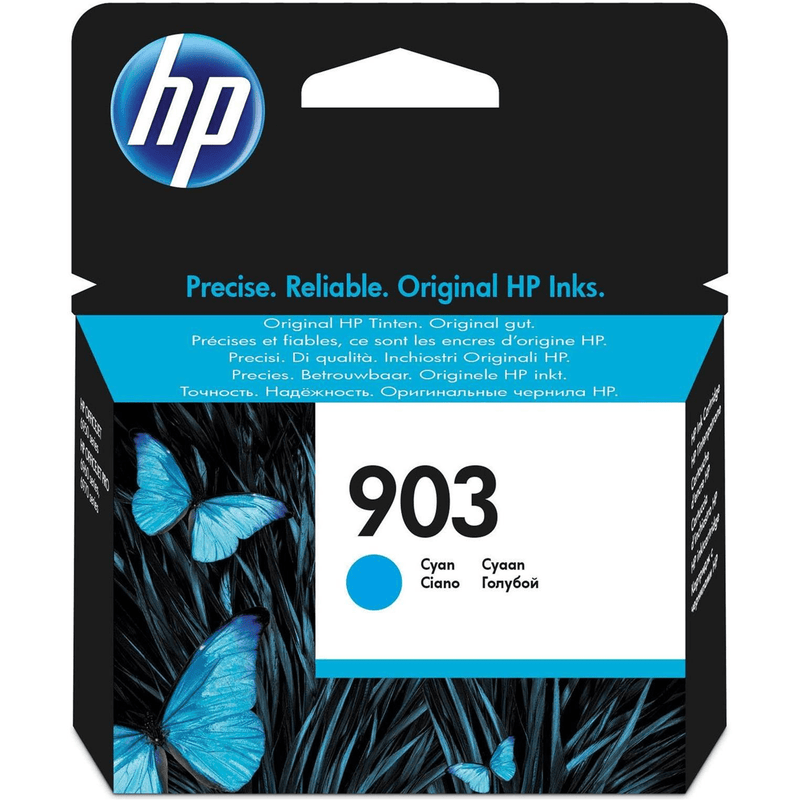 HP 903 Cyan Standard Yield Printer Ink Cartridge Original T6L87AE Single-pack