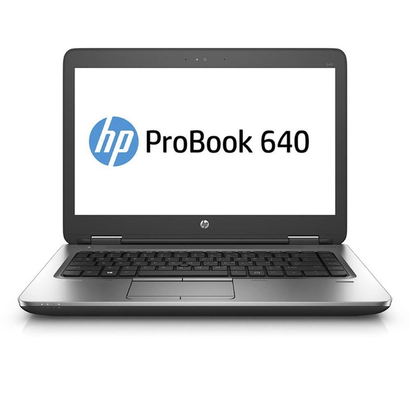 HP ProBook 640 G2 Laptop Silver 14-inch 1366 x 768 Pixels 6th Gen Intel Core i5 4GB DDR4-SDRAM 500GB HDD Wi-Fi 4 (802.11n) Windows 7 Professional T9X00EA