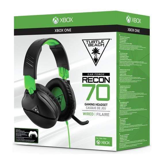 Turtle Beach Recon 70 Cross-platform Gaming Headset - Black and Green TBS-2555-01
