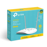 TP-Link TD-W8961N Wi-Fi 4 Wireless Router - Single-band 2.4GHz Fast Ethernet Gray and White