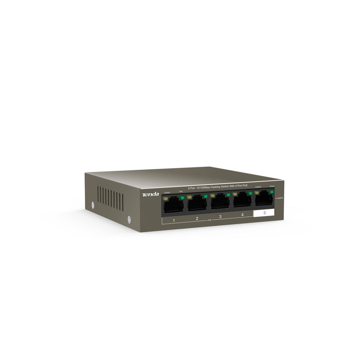 Tenda 5-port 10/100 Desktop Switch 4-port PoE TEF1105P-4-63W TEF1105P463W