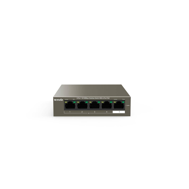 Tenda 5-port 10/100 Desktop Switch 4-port PoE TEF1105P-4-63W TEF1105P463W