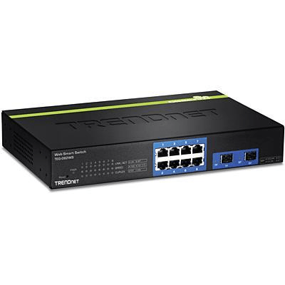 TRENDnet TEG-082WS Managed Switch Gigabit Ethernet Black