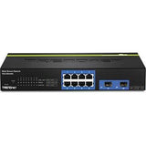 TRENDnet TEG-082WS Managed Switch Gigabit Ethernet Black