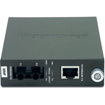 Trendnet TFC-110MST 100Base-TX to 100Base-FX Multi Mode ST Fiber Converter