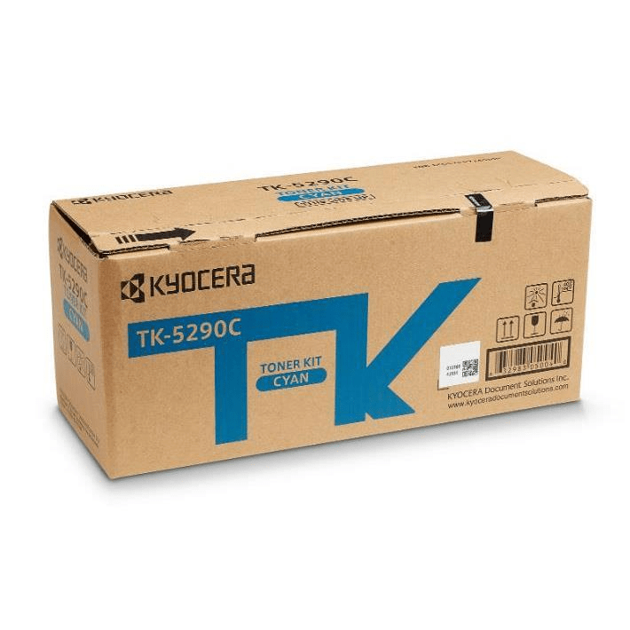 Kyocera TK-5290C Cyan Toner Kit Cartridge 13,000 Pages Original Single-pack