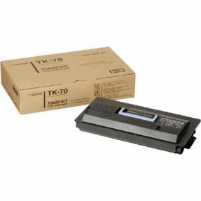 Kyocera TK-70 Black Toner Kit Cartridge 40,000 Pages Original Single-pack