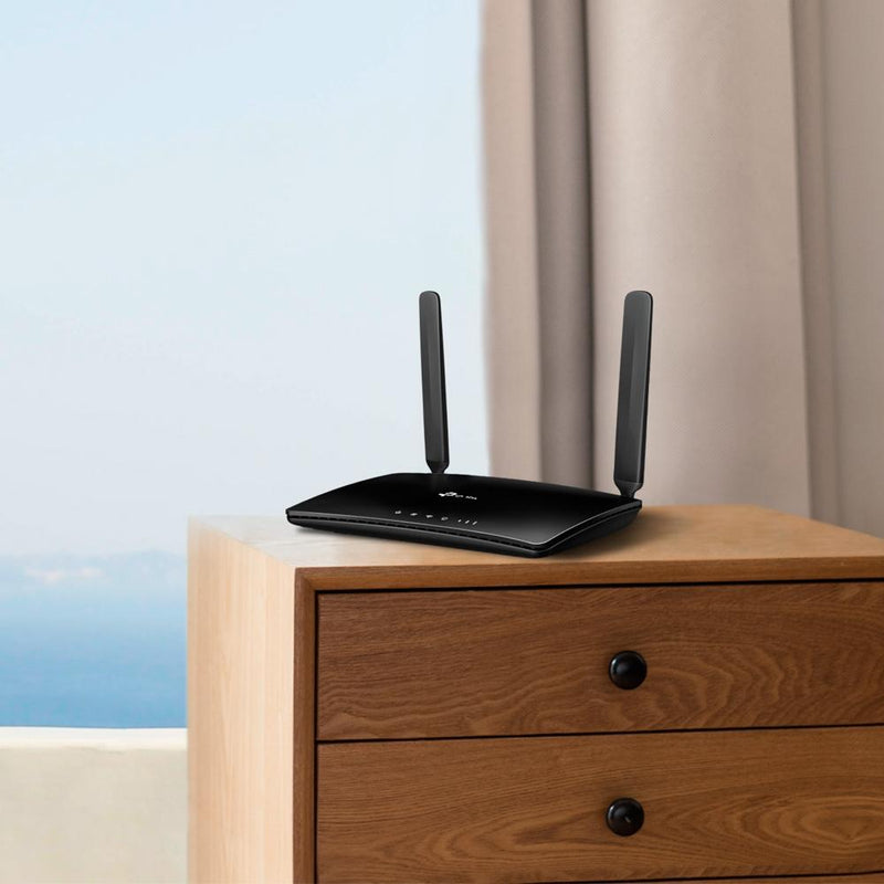 TP-Link TL-MR150 Wi-Fi 4 Wireless Router - Single-band 2.4GHz Fast Ethernet 3G 4G Black