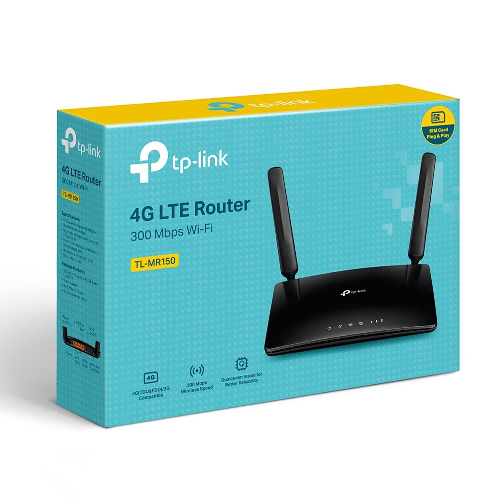 TP-Link TL-MR150 Wi-Fi 4 Wireless Router Single-band 2.4GHz Fast