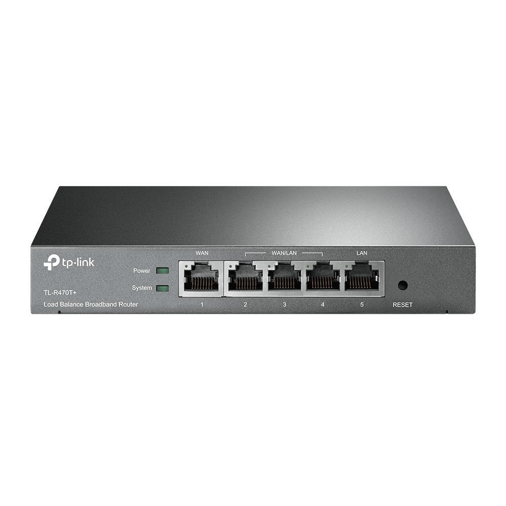 TP-Link TL-R470T+ Wired Router - Fast Ethernet Black