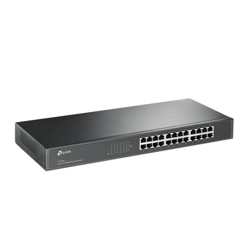 TP-Link TL-SF1024 Unmanaged Network Switch Fast Ethernet 10/100 Mbits Black