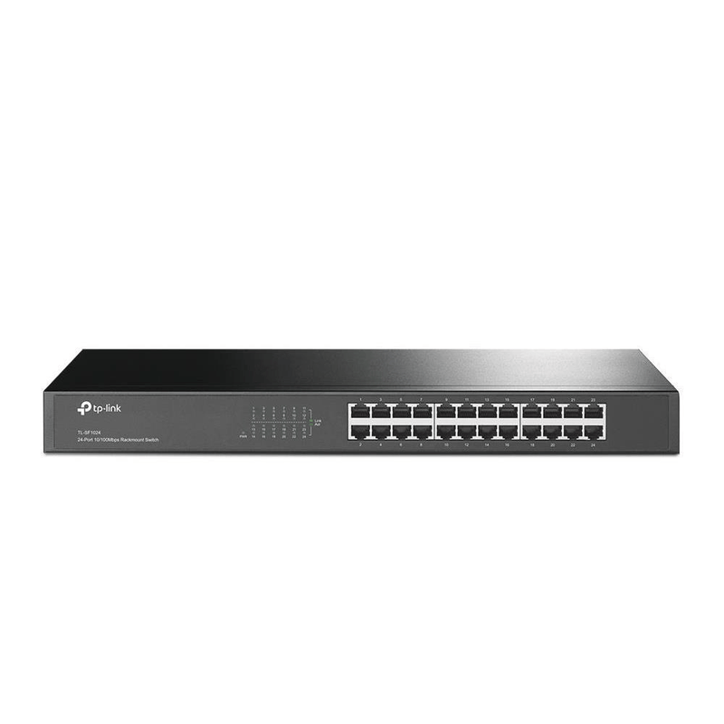TP-Link TL-SF1024 Unmanaged Network Switch Fast Ethernet 10/100 Mbits Black