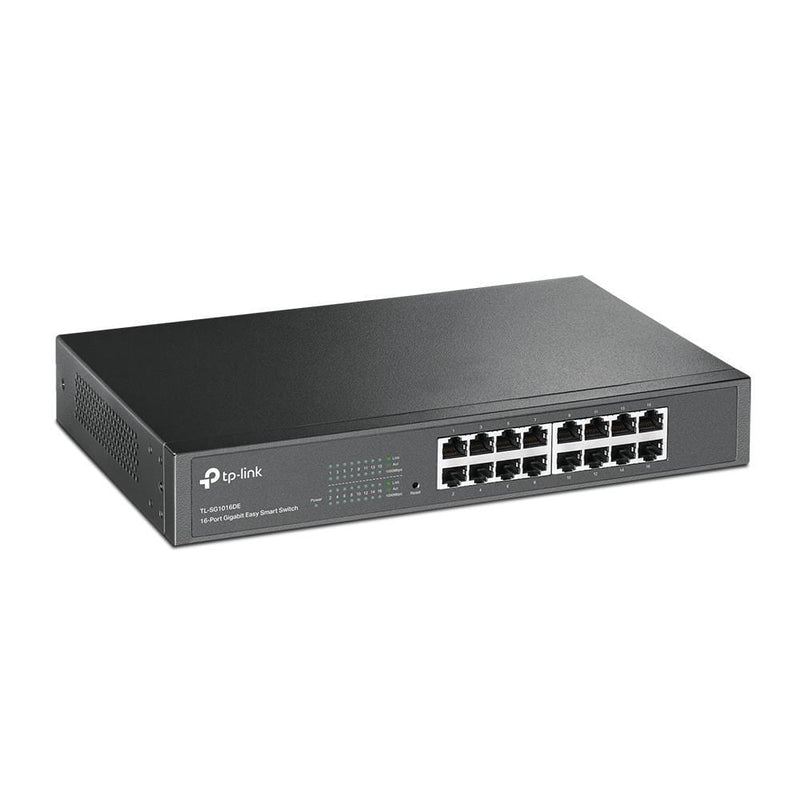 TP-Link TL-SG1016DE Managed Network Switch L2 Gigabit Ethernet 10/100/1000 Mbits Black