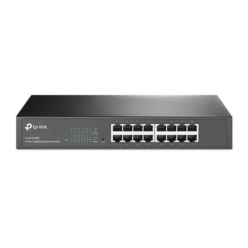 TP-Link TL-SG1016DE Managed Network Switch L2 Gigabit Ethernet 10/100/1000 Mbits Black
