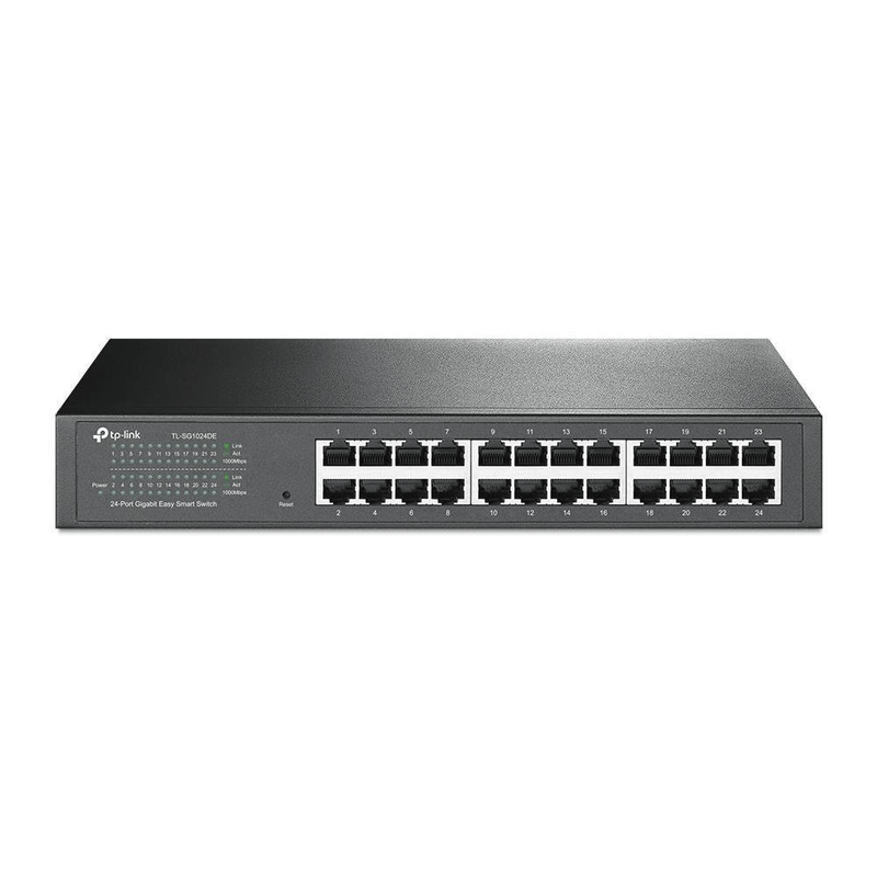 TP-Link TL-SG1024DE Managed Network Switch L2 Gigabit Ethernet 10/100/1000 Mbits Black