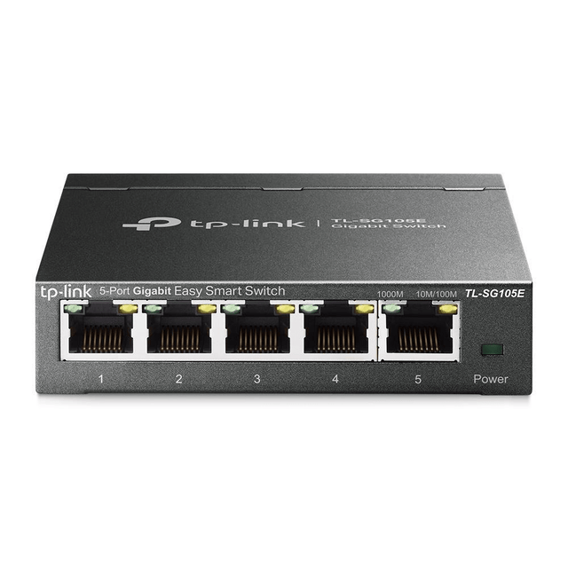 TP-Link TL-SG105E Network Switch L2 Gigabit Ethernet 10/100/1000 TP-Link TL-SG105E Network Switch L2 Gigabit Ethernet 10/100/1000
