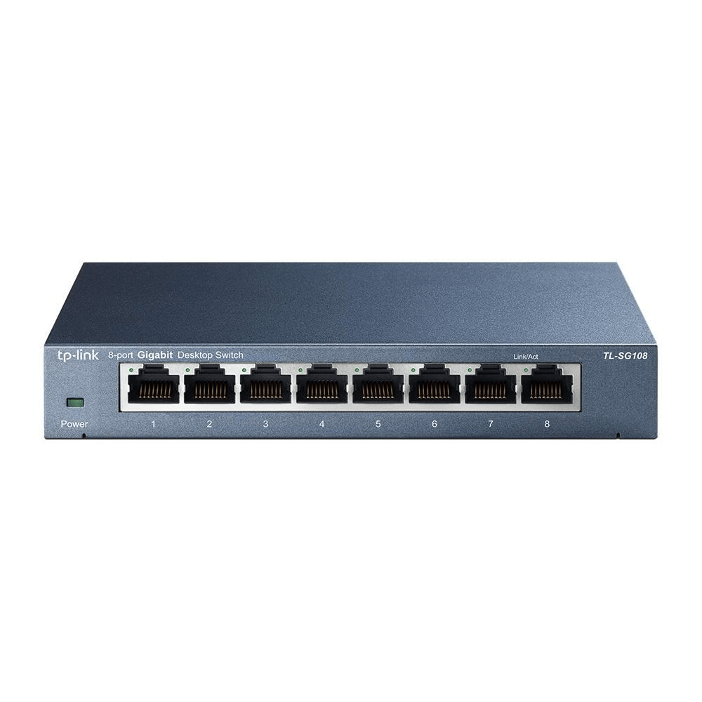TP-Link TL-SG108 8-Port 10/100/1000 Mbits Desktop Switch Unmanaged