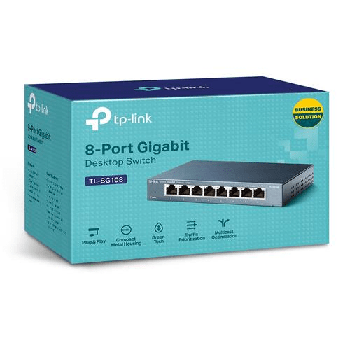 TP-Link TL-SG108 8-port 10/100/1000Mbps Desktop Switch TL-SG108 V4