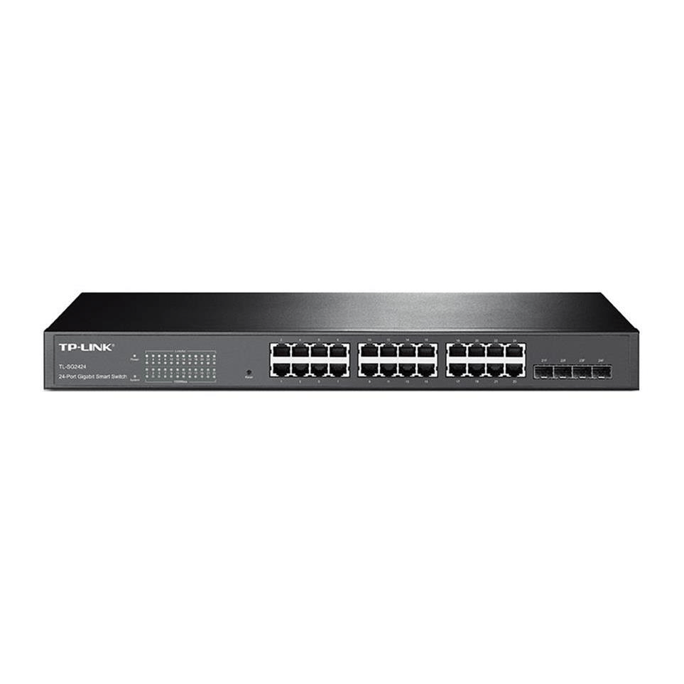 TP-Link TL-SG2424 Managed Network Switch Black