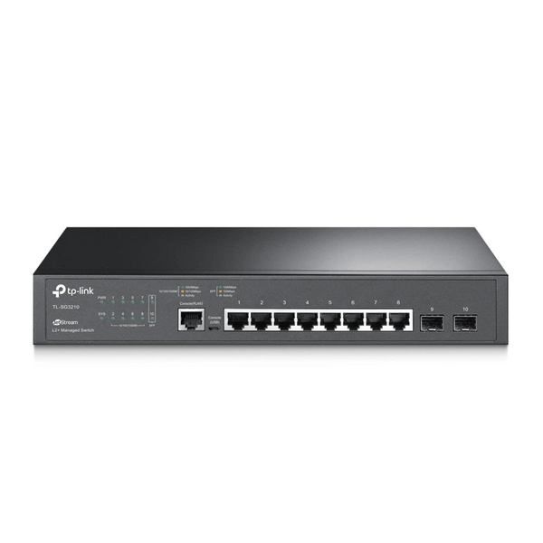 TP-Link TL-SG3210 JetStream 8-port Gigabit L2+ Managed Switch with