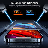 Tuff-Luv 2.5D Tempered Glass Full Screen Protection for Apple iPhone 14 Pro Max - Clear TLIP14MAXTG