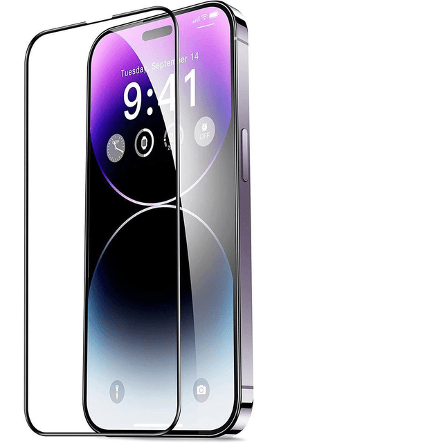 Tuff-Luv 2.5D Tempered Glass Full Screen Protection for Apple iPhone 14 - Clear TLP14TG