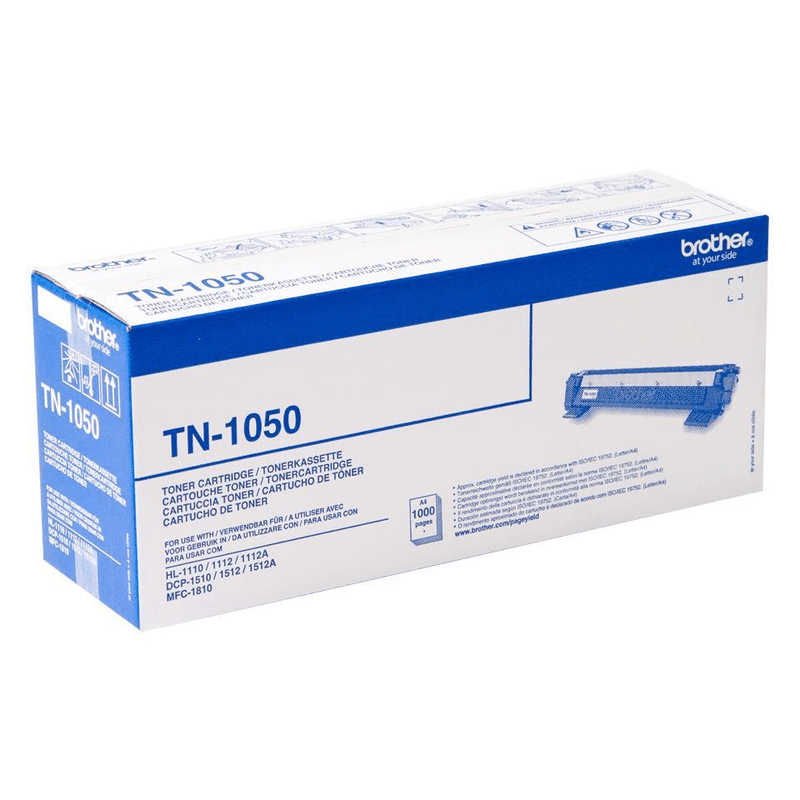 Brother TN-1050 Black Toner Cartridge 1,000 Pages Original Single-pack