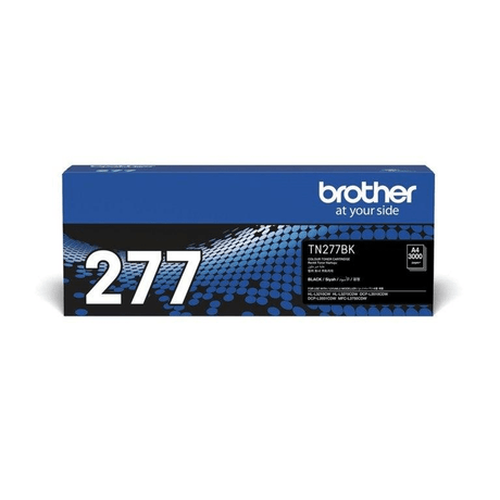 Brother TN-277BK Black Toner Cartridge 3,000 Pages Original Single-pack