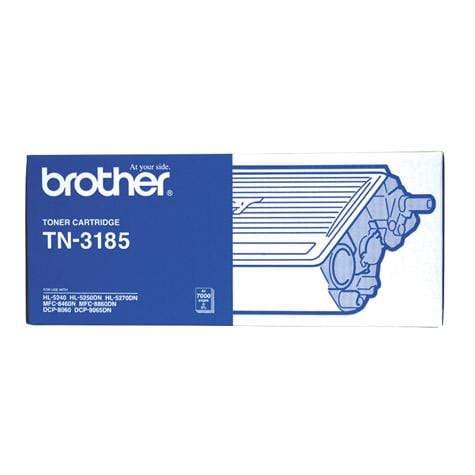 Brother TN-3185 Black Toner Cartridge 7,000 Pages Original Single-pack