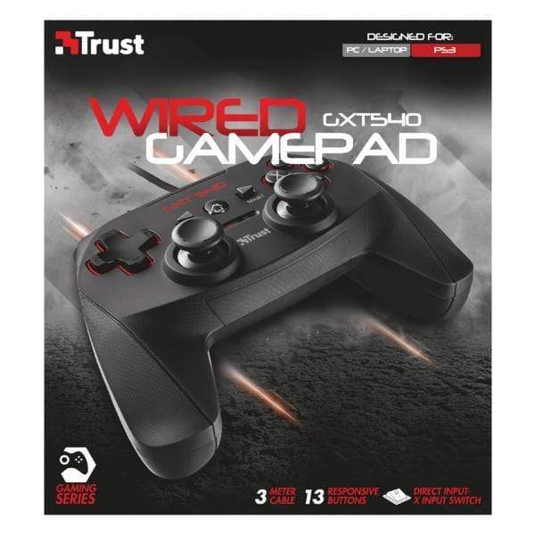 Trust GXT 540 Gamepad PC and PS3 RF Black 20712