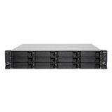 QNAP QuTS Hero Edition 12-Bay Diskless 2U Rackmount NAS TS-h1277XU-RP-3700X-32G