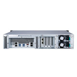 QNAP QuTS Hero Edition 12-Bay Diskless 2U Rackmount NAS TS-h1277XU-RP-3700X-32G