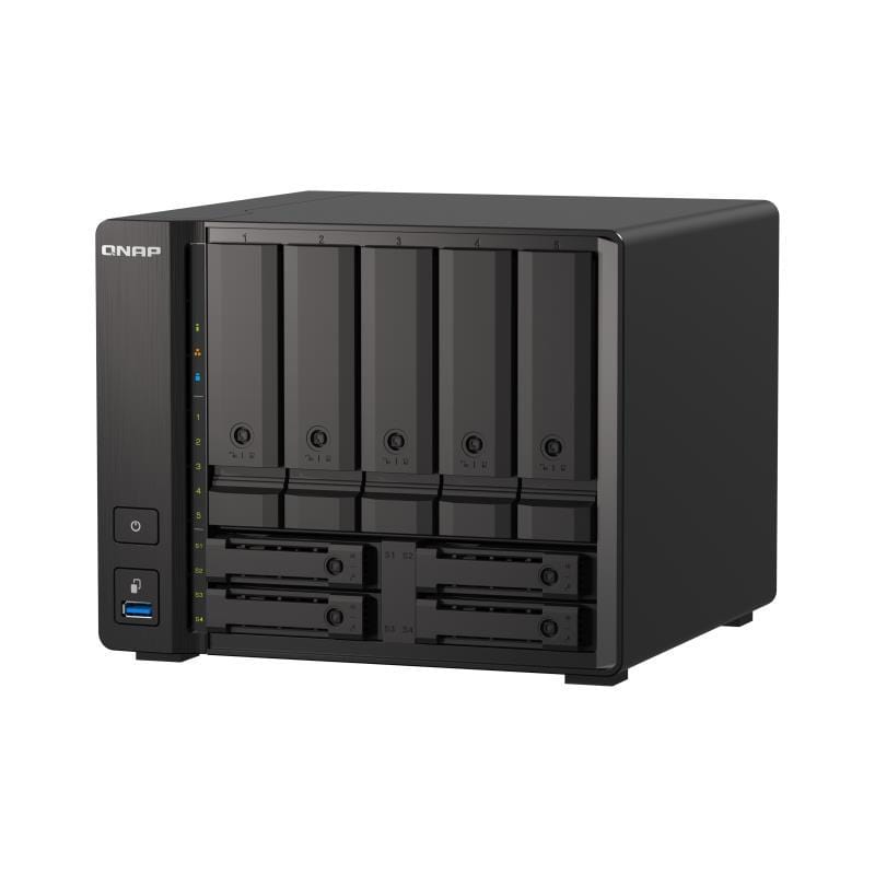 QNAP TS-H973AX-8G NAS/storage server Tower Ethernet LAN Black V1500B