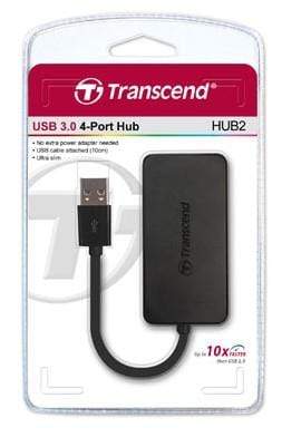 Transcend HUB2 Black 4-port USB 3.0 Hub TS-HUB2K