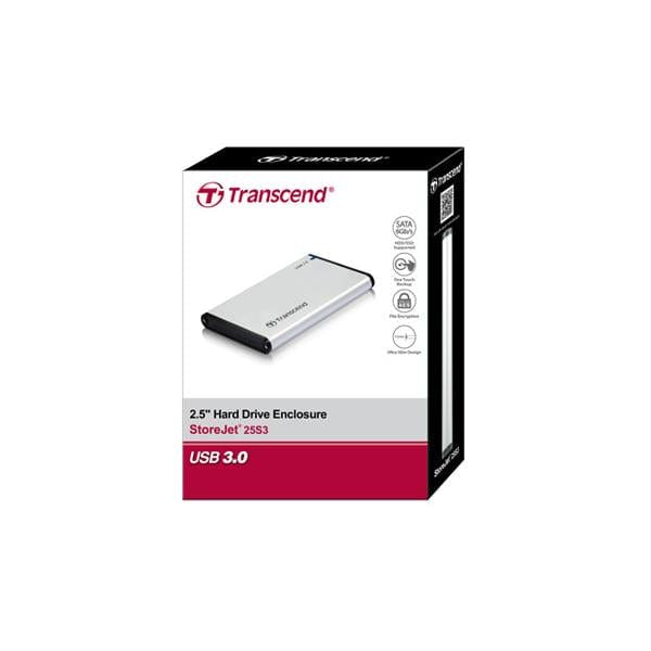 Transcend StoreJet 2.5-inch USB 3.0 External Hard Drive Enclosure TS0GSJ25S3