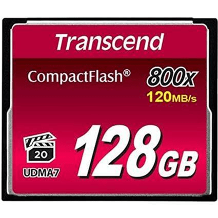 Transcend 128GB CompactFlash Memory Card TS128GCF800