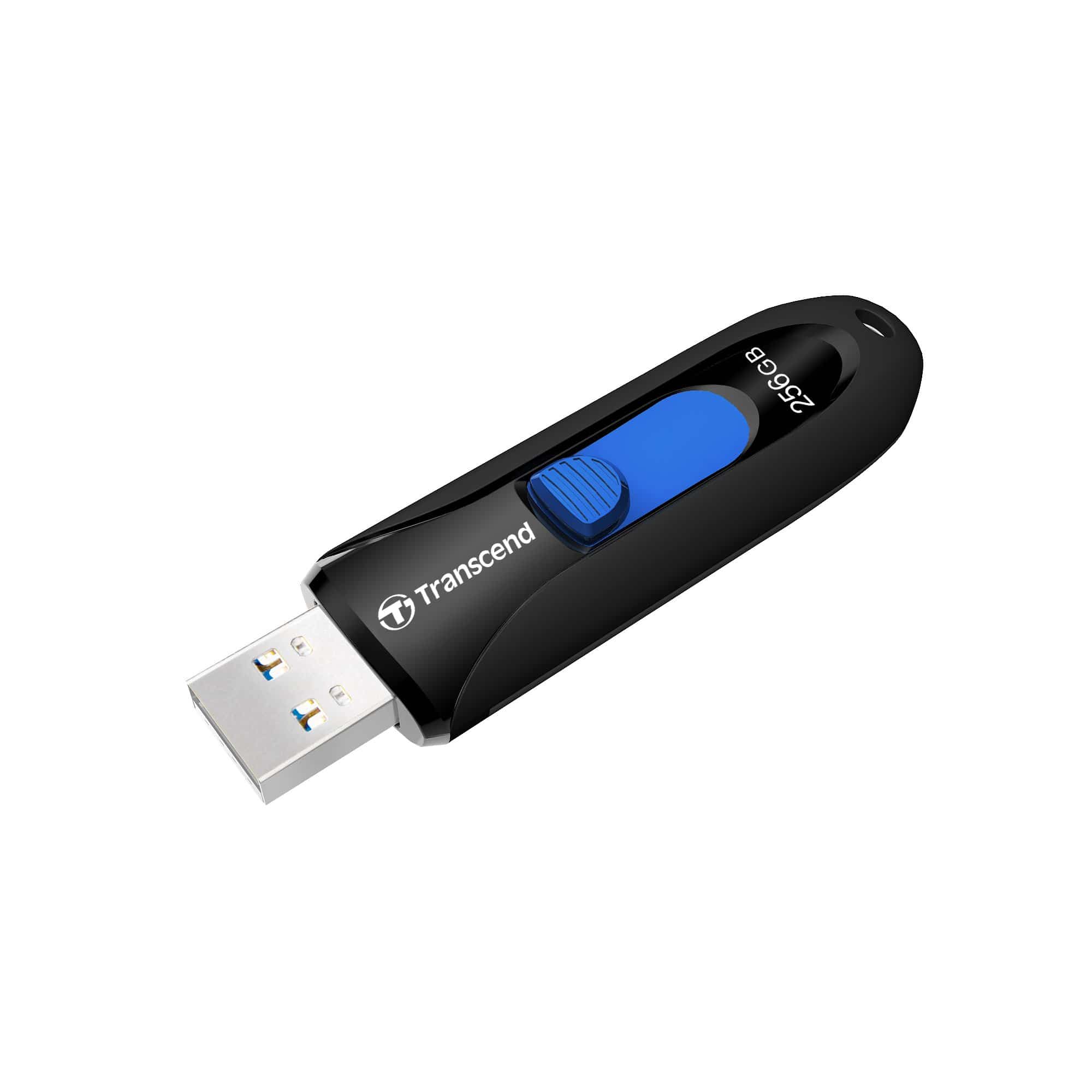 Transcend JetFlash 790 128GB Black USB 3.2 Gen 1 Type-A and Blue