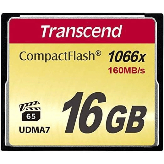 Transcend Ultimate 16GB CompactFlash Memory Card TS16GCF1000
