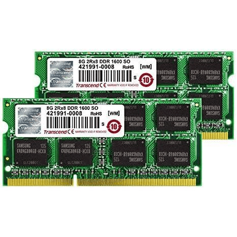 Transcend JetMemory DDR3-1600 Unbuffered SO-DIMM ( ) TS16GJMA424H